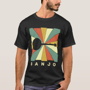 Vintage Banjo Player Music Retro 2 T-Shirt