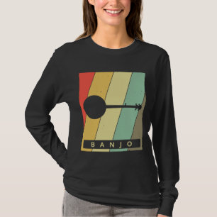 Vintage Banjo Player Music Retro 5 T-Shirt