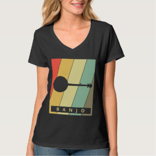 Vintage Banjo Player Music Retro 5 T-Shirt