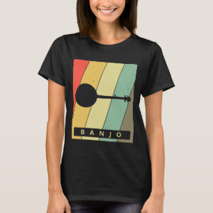 Vintage Banjo Player Music Retro 5 T-Shirt