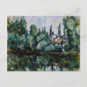 Vintage Banks of the Marne by Paul Cezanne Postcard