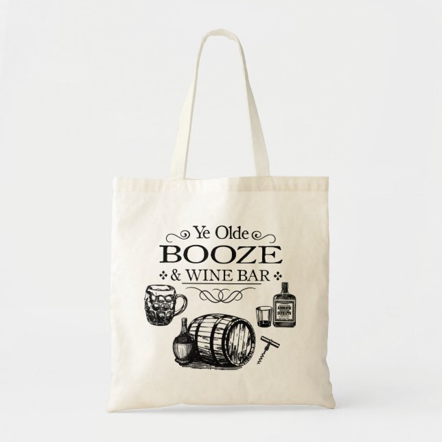 Vintage Bar Room Tote Bag (Front)
