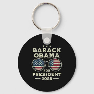 Vintage Barack Obama For President 2028 - Obama 28 Key Ring