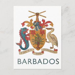 Vintage Barbados Postcard