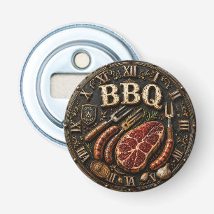 Vintage Barbecue Pitmaster Gift Sausage Kitchen Bottle Opener