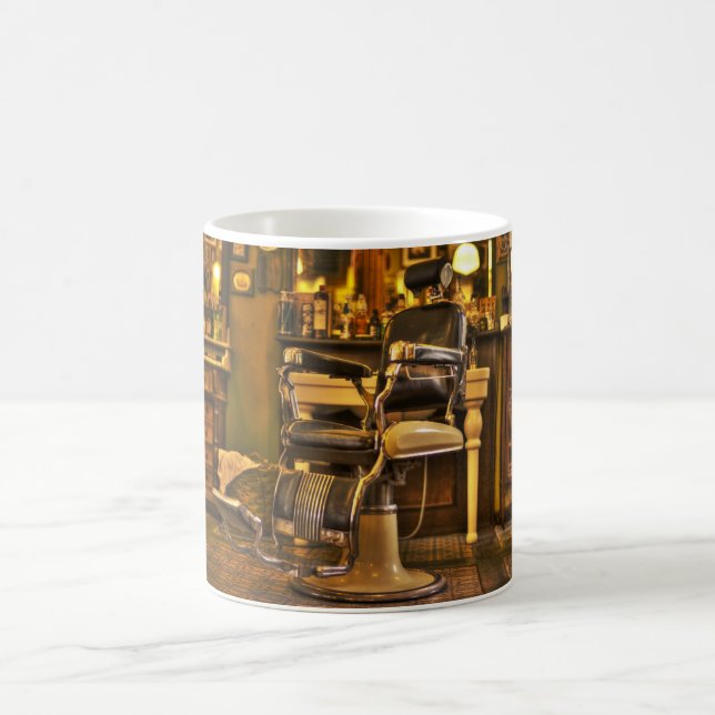 Vintage Barber Chair Coffee Mug (Center)