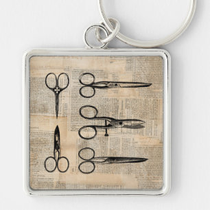 Vintage Barbers Shears Antique Scissors Key Ring