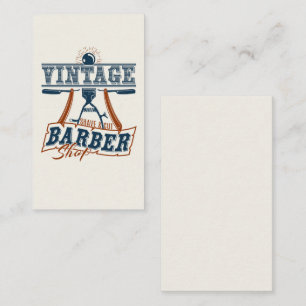 Vintage Barbershop Business Card