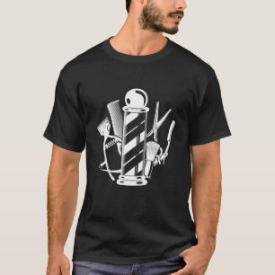 Vintage Barbershop Gifts For Hair Stylist Hairstyl T-Shirt
