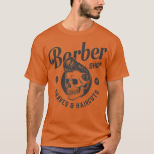 Vintage Barbershop shaves and Haircut Retro Style T-Shirt
