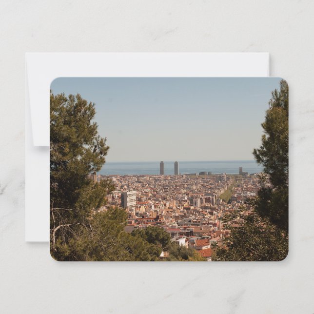 Vintage Barcelona Postcard (Front)