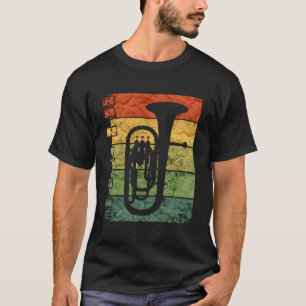 Vintage Baritone Horn Tee Baritone Horn Marching B