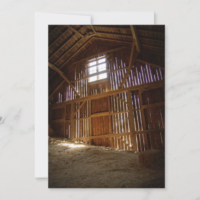 Vintage Barn Invitation (Front)