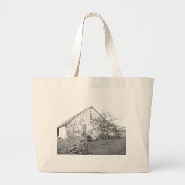 Vintage Barn Large Tote Bag (Front)