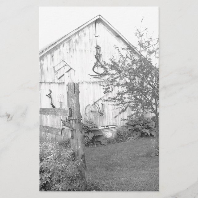 Vintage Barn Stationery (Front)