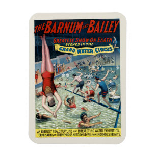 Vintage Barnum & Bailey Circus Poster Magnet