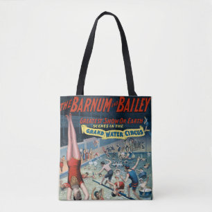 Vintage Barnum & Bailey Circus Poster Tote Bag