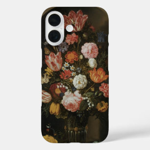Vintage Baroque, Flower Piece by Bosschaert, Elder iPhone 16 Case