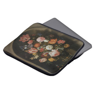 Vintage Baroque, Flower Piece by Bosschaert, Elder Laptop Sleeve