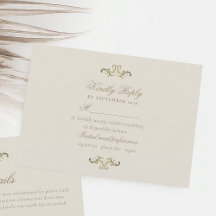 Vintage Baroque Gold Elegant Wedding