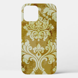 Vintage baroque ornament seamless pattern iPhone 12 case