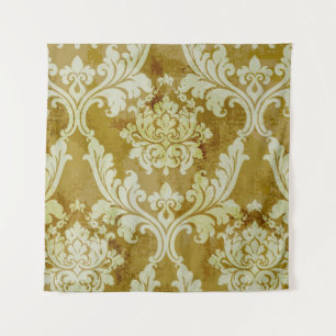 Vintage baroque ornament seamless pattern tapestry