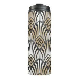 Vintage Baroque: Ornamental Seamless Pattern Thermal Tumbler