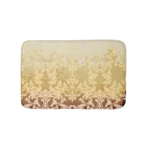 Vintage baroque pattern, ornamental luxury. bath mat