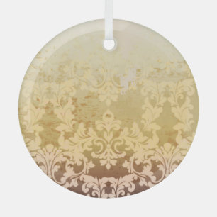 Vintage baroque pattern, ornamental luxury. glass tree decoration