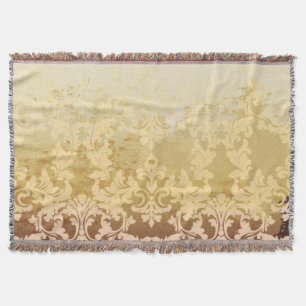 Vintage baroque pattern, ornamental luxury. throw blanket