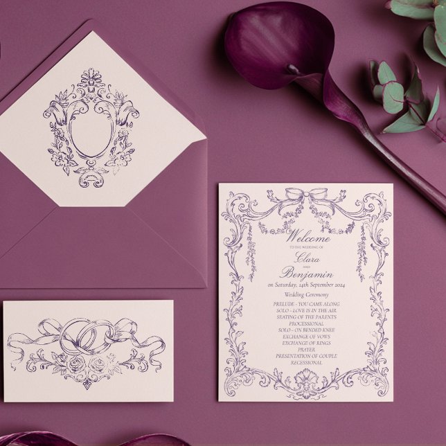 Vintage Baroque Victorian Plum wedding (Creator Uploaded)