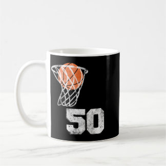 Vintage Basball Jersey Number 50 Coffee Mug