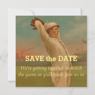 Vintage Baseball 1 Save The Date