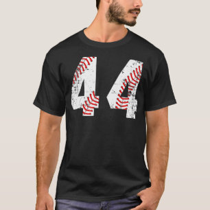 Vintage Baseball 44 Jersey Number T-Shirt