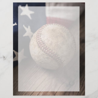 VIntage Baseball and Flag Flyer