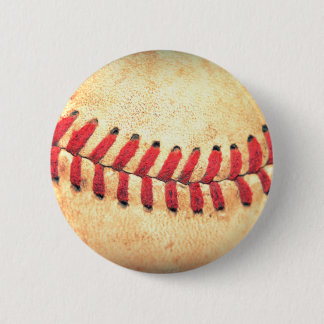Vintage baseball ball 6 cm round badge