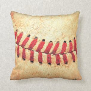 Vintage baseball ball cushion