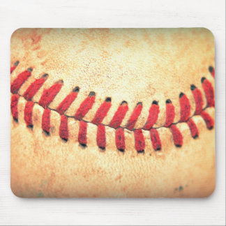 Vintage baseball ball mouse mat