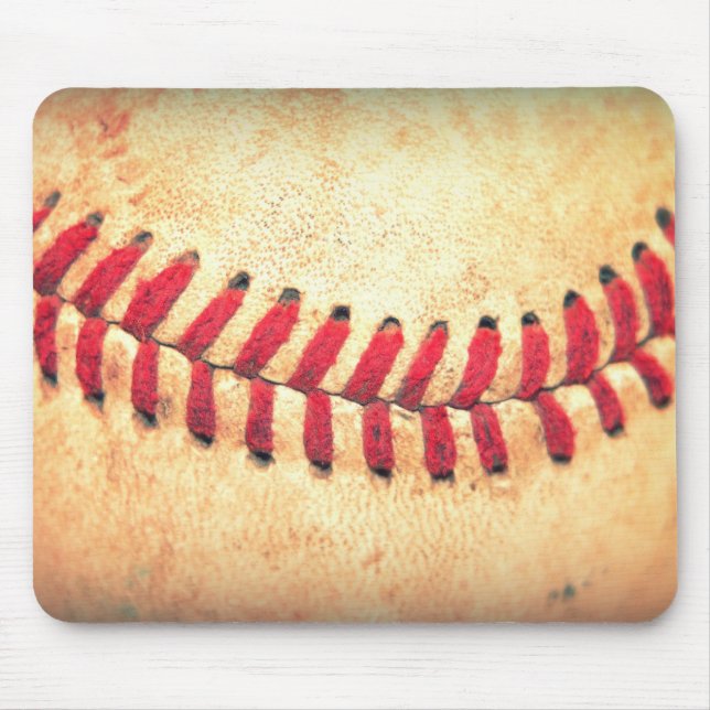 Vintage baseball ball mouse mat (Front)