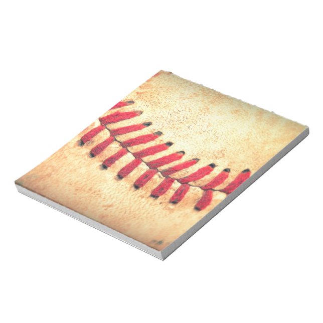 Vintage baseball ball notepad (Rotated)