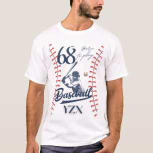 Vintage baseball, born to play T-Shirt