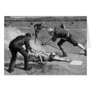 Vintage Baseball by Thure De Thulstrup, 1885