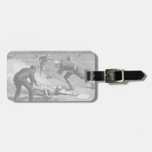 Vintage Baseball by Thure De Thulstrup, 1885 Luggage Tag