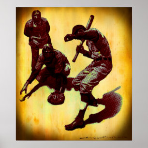 Vintage Baseball Canvas Print