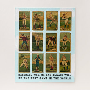 vintage baseball cards jigsaw puzzle
