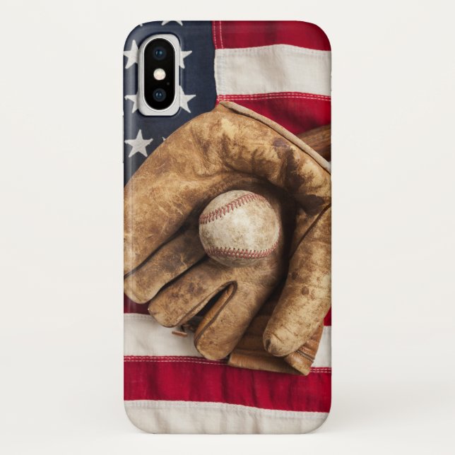 Vintage Baseball Case-Mate iPhone Case (Back)