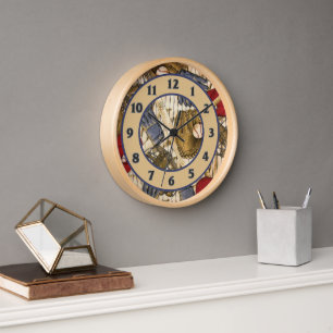 Vintage Baseball Clock