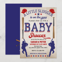 VIntage Baseball,Couple, Baby boy Shower