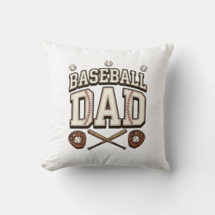 Vintage Baseball Dad Father’s Day Cushion