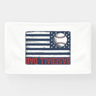 Vintage Baseball Dad Flag Shirt Design_1 Banner